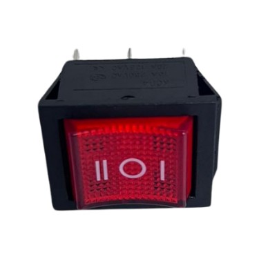 Demir Led Kare On-Off-On Işıklı Anahtar 6 Pinli Switch (10 Fiyatı