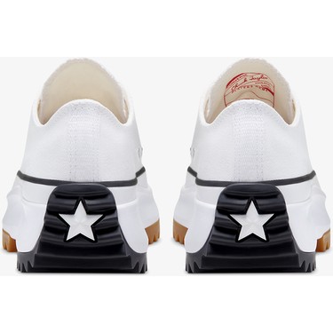 靴 Converse Run Star Hike Low White Converse Run Star Hike Kadın Beyaz Sneaker Platform Tabanlı Fiyatı