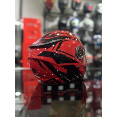 Scoyco 868 Azrael Kırmızı Çene Açılır Kask Fiyatı