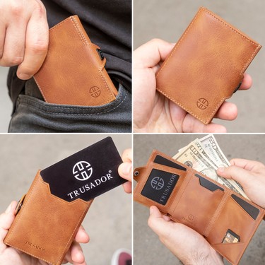 Trusador Verona Taba Kartlık Unisex Hakiki Deri Rfid Fiyatı