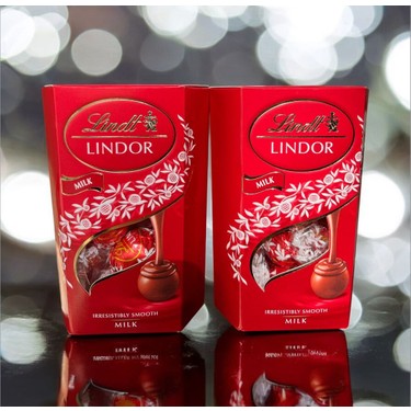 COLONISTA × NATAL DESIGN CONPE10 LINDOR Lindt Lindt Lindor Cornet Milk Çikolata 137 gr x 2 Paket Fiyatı