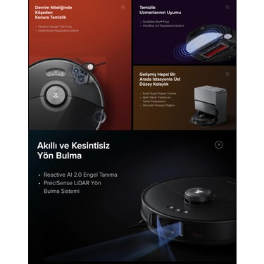Roborock S8 Maxv Ultra 10000PA Ultra Çekim Gücü Hepa Fiyatı
