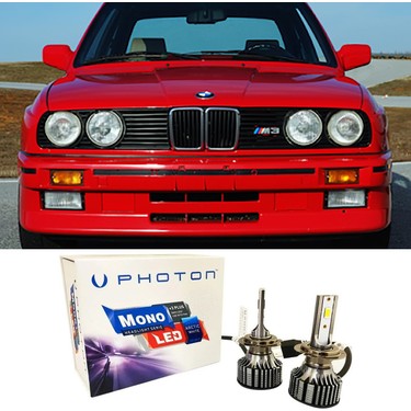 Photon Bmw E30 LED Xenon Kısa Far Ampulü H1 Mono Yeni Seri Fiyatı