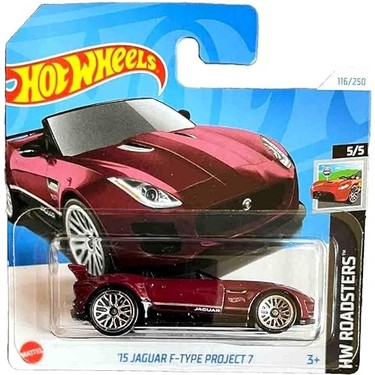 Hotwheels '15 Jaguar F-Type Project 7 赤 Hot Wheels Tekli Arabalar 15 Jaguar F-Type Project 7 HTD74 Fiyatı