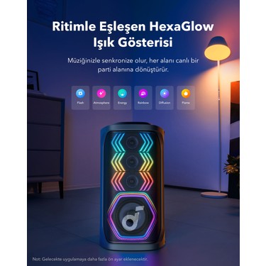 Anker Soundcore Rave 3 AI Karaoke Bluetooth Hoparlör - 160 W Fiyatı