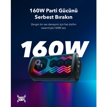 Anker Soundcore Rave 3 AI Karaoke Bluetooth Hoparlör - 160 W Fiyatı