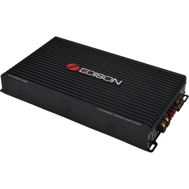 Edison ED-2000.4AB 4 Kanal Mosfet Güçlü Anfi 4X200W Rms Bass Fiyatı