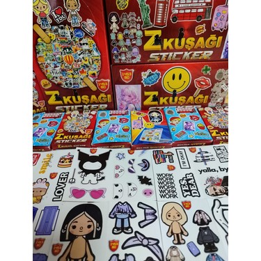 Emrah Gültekin Z Kuşağı Sticker 4 Minik Kutu Birbirinden Fiyatı