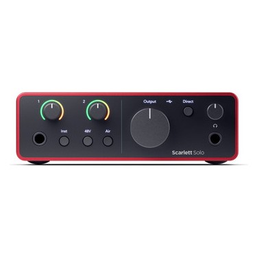 Focusrite Scarlett Solo Gen 4 Ses Kartı Fiyatı - Taksit Seçenekleri