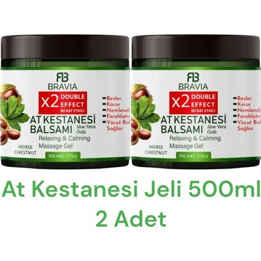 Bravia At Kestanesi Kremi Jeli 500 ml 2 Adet Fiyatı