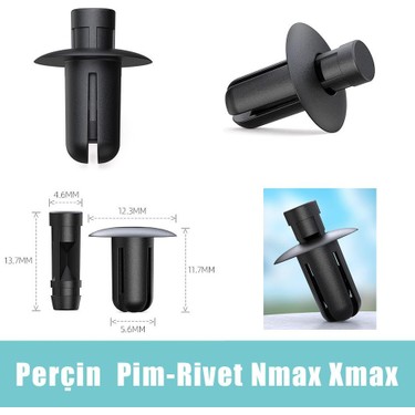 Nmax Xmax Grenaj Perçin Rivet Pim Plastik Vida Seti 10 Adet Fiyatı