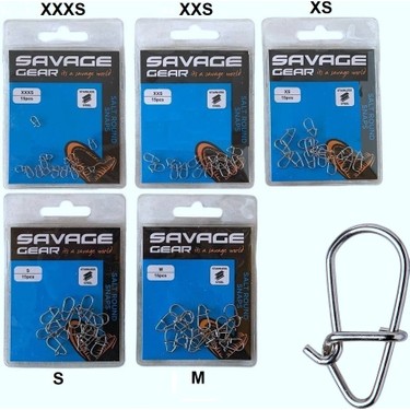 Savage Gear Salt Round Snaps Klips (15'li Paket) Fiyatı
