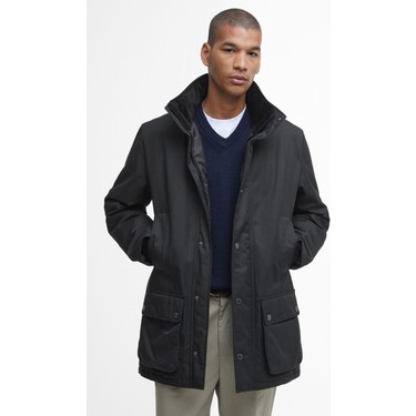 (値下げ)Barbour Border ジャケット Barbour Border Showerproof Ceket BK11 Black Fiyatı