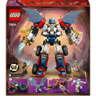 LEGO® NINJAGO® Zane'in Ultra Kombo Mech'i 71834 - 9 Yaş & Fiyatı