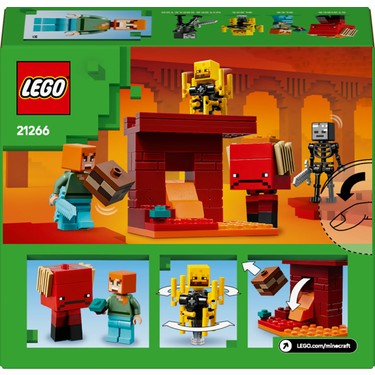 トワワ　10本 LEGO® Minecraft® Nether Lav Savaşı 21266 - 6 Yaş & Üzeri Fiyatı
