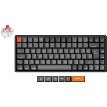 Keychron K2 Max%75 RGB Türkçe Red Switch Kablosuz Alüminyum Fiyatı