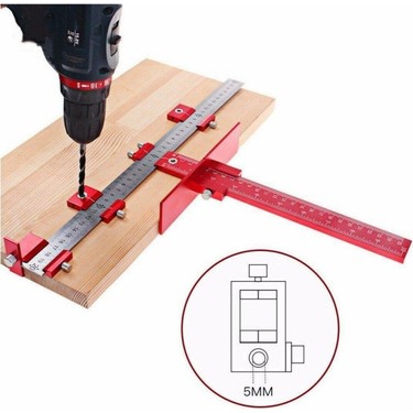 Rox Wood 0058 Delik Delme Merkezleme Kılavuz Cetveli Fiyatı