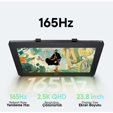 Xp-Pen Grafik Tablet 23,8 inç 165Hz Lamine Ekran USB-C Fiyatı