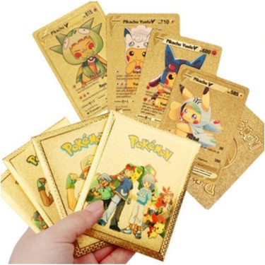 Pokemon Vmax Gold Card Tcg Dx Gx Altın Esnek Oyuncu & Fiyatı