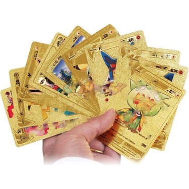 Pokemon Vmax Gold Card Tcg Dx Gx Altın Esnek Oyuncu & Fiyatı