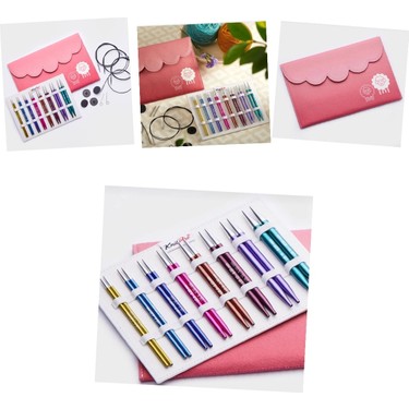 KnitPro Zing 47404 Değiştirilebilir Misinalı Deluxe Şiş Seti Fiyatı