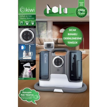 ky様 Kiwi 1700W Koltuk ve Halı Yıkama Makinesi - Yüksek Emiş Fiyatı