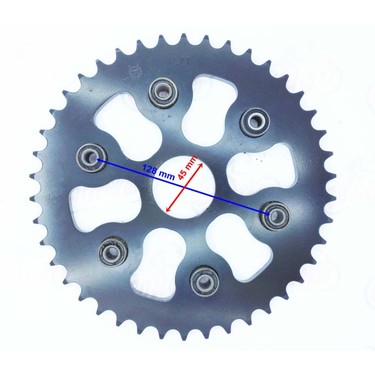 Motospartan YUKI IZCI 250 ARKA DİŞLİ 42T-530 İÇ 45MM CROSS 6 Fiyatı