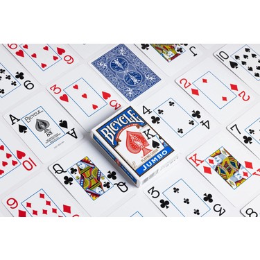 新品未開封　BICYCLE JUMBO INDEX 1ダース 12個セット Bicycle® Rider Back International Jumbo Index - Mavi Fiyatı