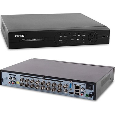 Everest Hv-816H 16Ch Görüntü Nvr + Analog Desteği 960H 6Ch Fiyatı