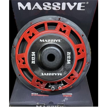 MS-ZL12 30 cm Subwoofer Bas 1400 Watt Maximum Power 500 Watt Fiyatı