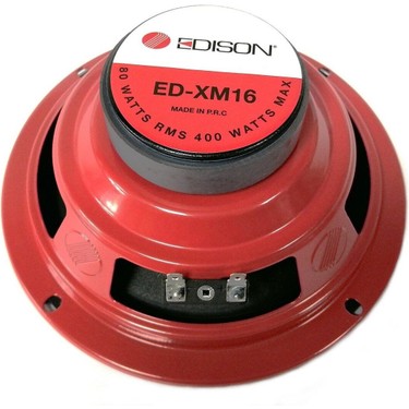 Edison Ed XM16 Midrange Oto Hoparlör 16 cm 400W Maksimum 80W Fiyatı