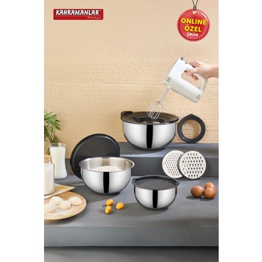 Kahramanlar Chef Mix 9 Parça Rendeli Karıştırma ve Saklama Fiyatı