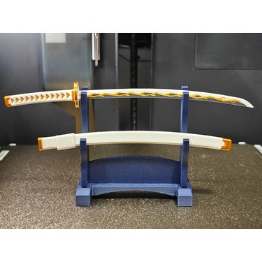 Mona Concept Demon Slayer Zenitsu Katana ve Stand Seti Beyaz Fiyatı