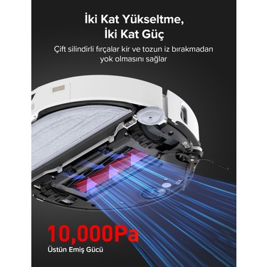 Roborock S8 Maxv Ultra Akıllı Robot Süpürge Beyaz Fiyatı