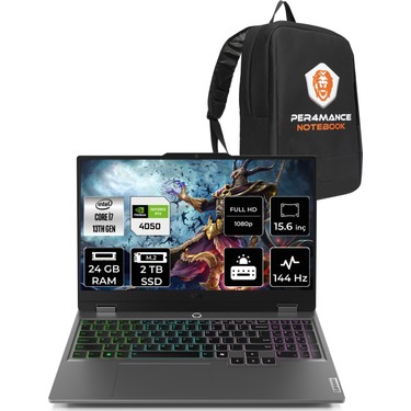Lenovo LOQ i7 13650HX RTX 4050 Gaming Laptop 24GB RAM 2TB Fiyatı