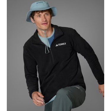 adidas Multi Essentials 1/2 Zip Fleece Erkek Siyah Dik Yaka Fiyatı