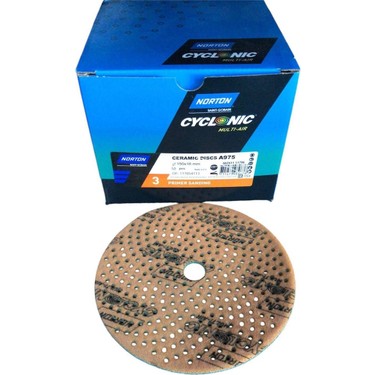 Norton Cyclonıc Somon Daire 3 150 mm Lik Zımpara A975 1ADET Fiyatı