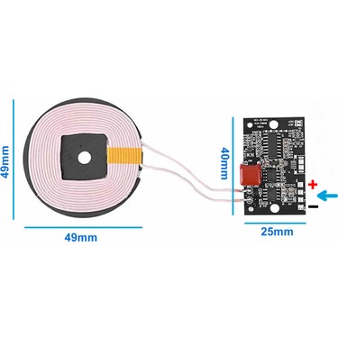 Alkatronik 12V 15W Kablosuz Şarj Modülü HCX-20-D23 Qi Mobil Fiyatı