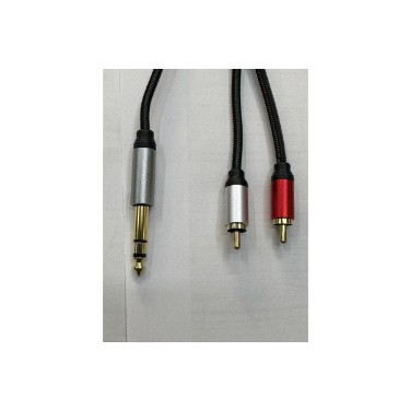 Çivi Jack Rca Kablo 6.3 mm 2 Rca Kablo Rca Amfi Kablosu Fiyatı