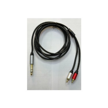 Çivi Jack Rca Kablo 6.3 mm 2 Rca Kablo Rca Amfi Kablosu Fiyatı