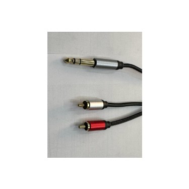 Çivi Jack Rca Kablo 6.3 mm 2 Rca Kablo Rca Amfi Kablosu Fiyatı