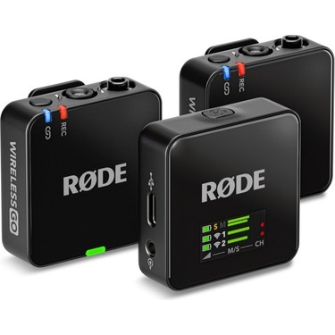 RODE WIRELESS GO ワイヤレス ゴー BLACK Rode Wireless GO II Kablosuz Mikrofon (Black) Fiyatı ve