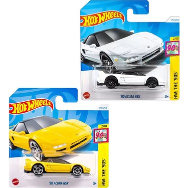 Hot Wheels 2 Araç '90 Acura Nsx Set - Sarı & Kırmızı (1/64) Fiyatı