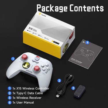 Easysmx X15 - Kablosuz Gamepad - Hall Effect Stick - Hall Fiyatı