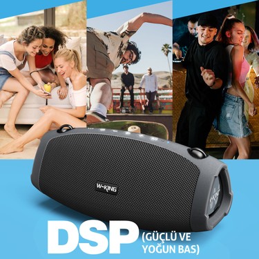 W-Kıng X10 Bluetooth Hoparlör 120W Xtreme Bass 42S Dinleme Fiyatı