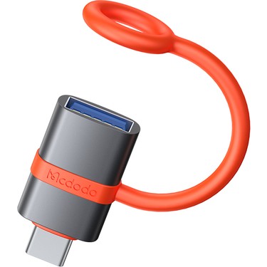 Mcdodo OT-3810 USB-A USB-C adaptör siyah renk genel görünüm