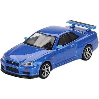 Mini Gt 1/64 Nissan Skyline Gt-R (R34) V-Spec Bayside Blue Fiyatı