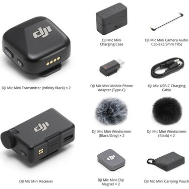 DJI MIC MINI (2TX +1 RX +CHARGING CASE) | DJI Türkiye Fiyatı, 4.8