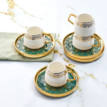 Karaca Verde 6 Kişilik Kahve Fincan Takımı 100 ml Fiyatı
