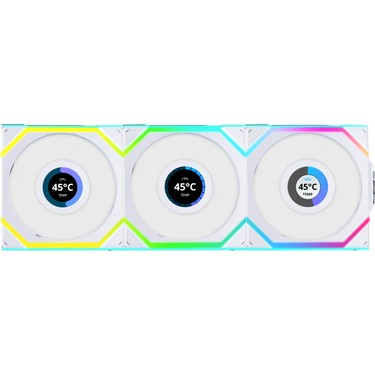 Lian Li Unı Fan Sl Wıreless LCD 3X120MM Beyaz Kasa Fanı Fiyatı